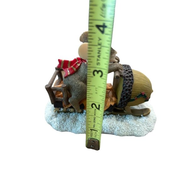 Fitz and Floyd Charming Tails - Maxines Snow Mobile Ride-Naled-Dean Griff 87/612 - Picture 10 of 10